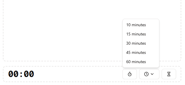 Countdown Dropdown