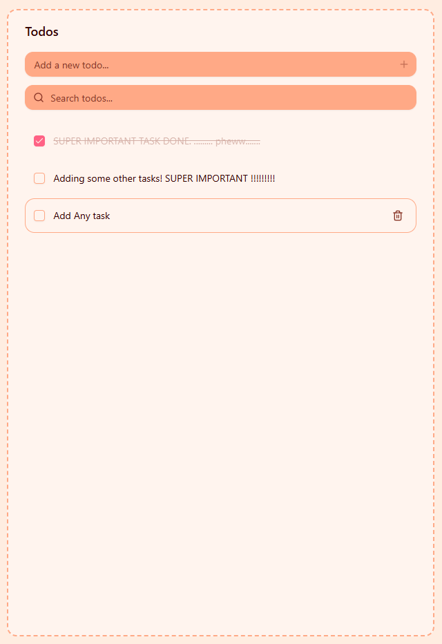 Todo Panel
